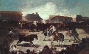 Francisco de Goya Village Bullfight oil painting artist